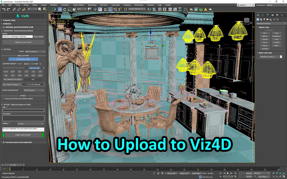 How to upload to Viz4D tutorial